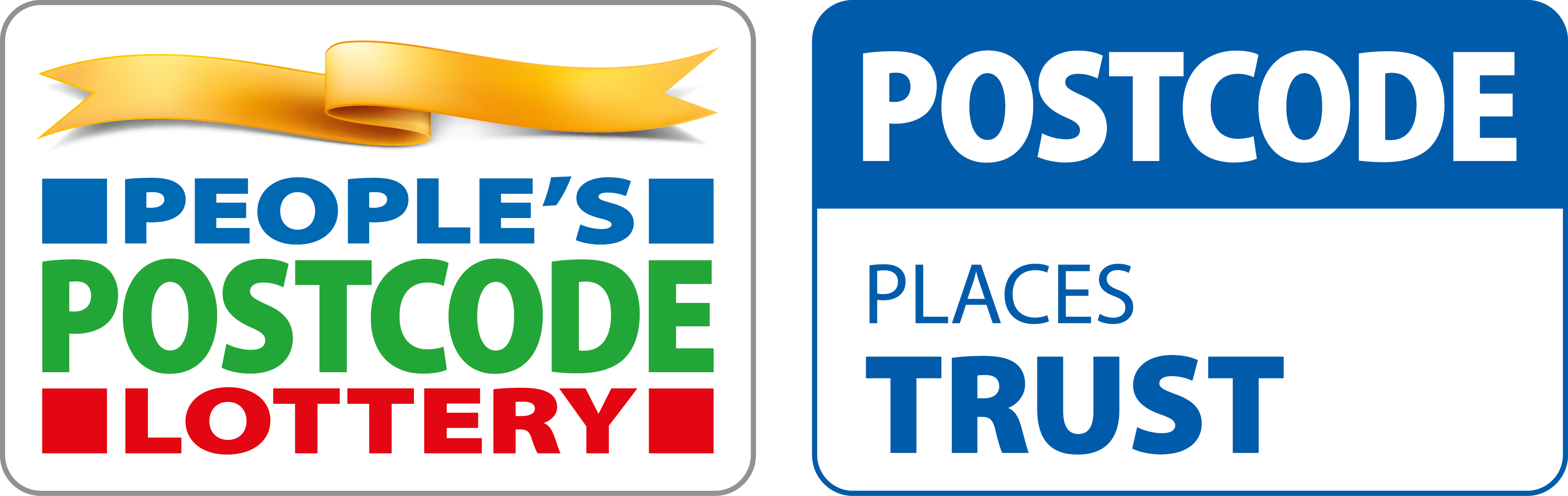 Postcode Places Trust and People's Postcode Lottery Logos